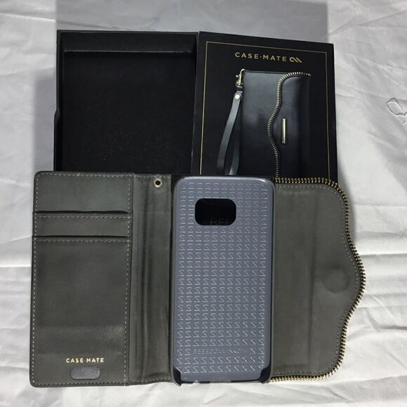 Rebecca Minkoff Leather Folio Wristlet Galaxy S7 J - Picture 2 of 7